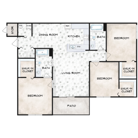 Curacao Floor Plan